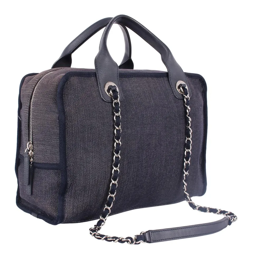 Deauville Denim Shoulder Bag Tote