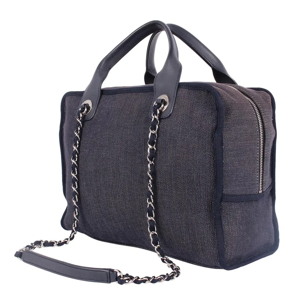 Deauville Denim Shoulder Bag Tote