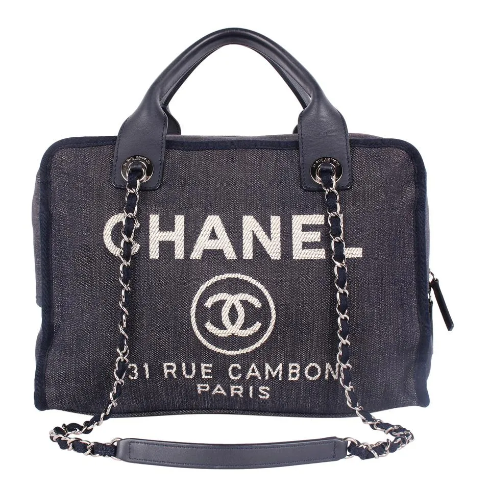 Deauville Denim Shoulder Bag Tote