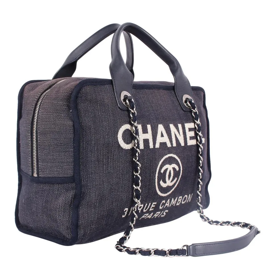 Deauville Denim Shoulder Bag Tote