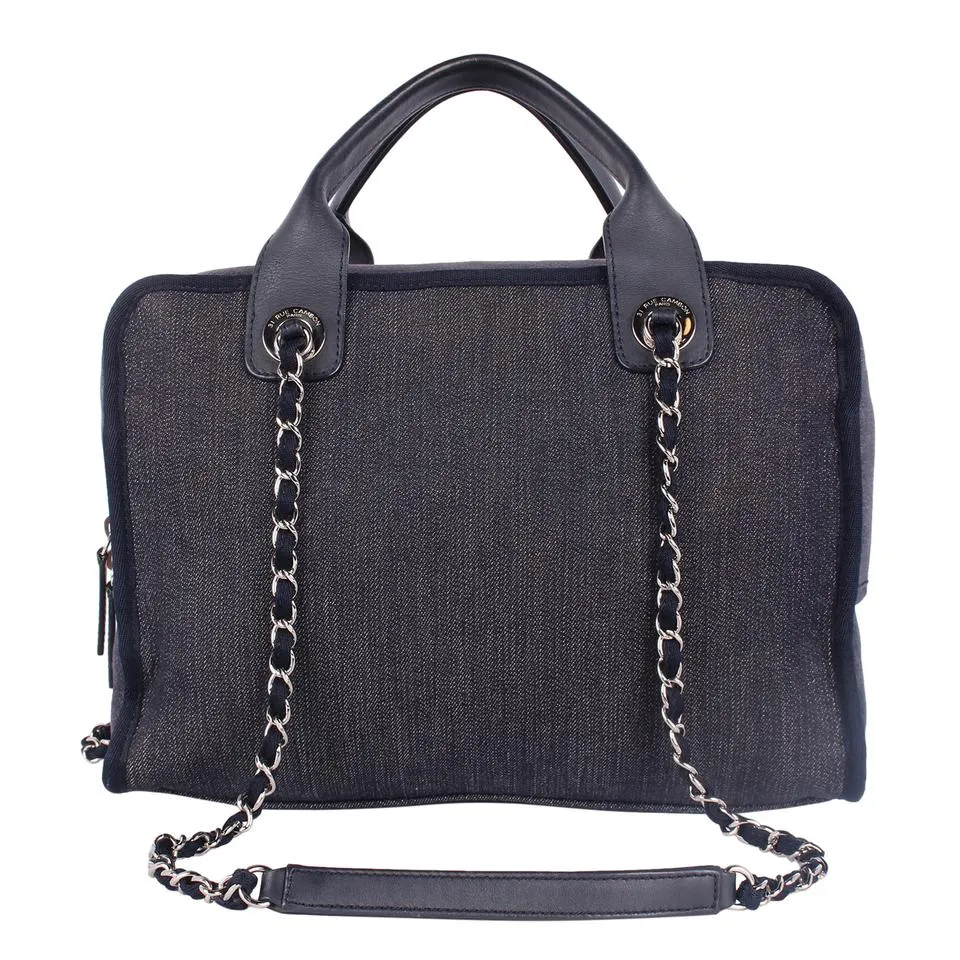 Deauville Denim Shoulder Bag Tote