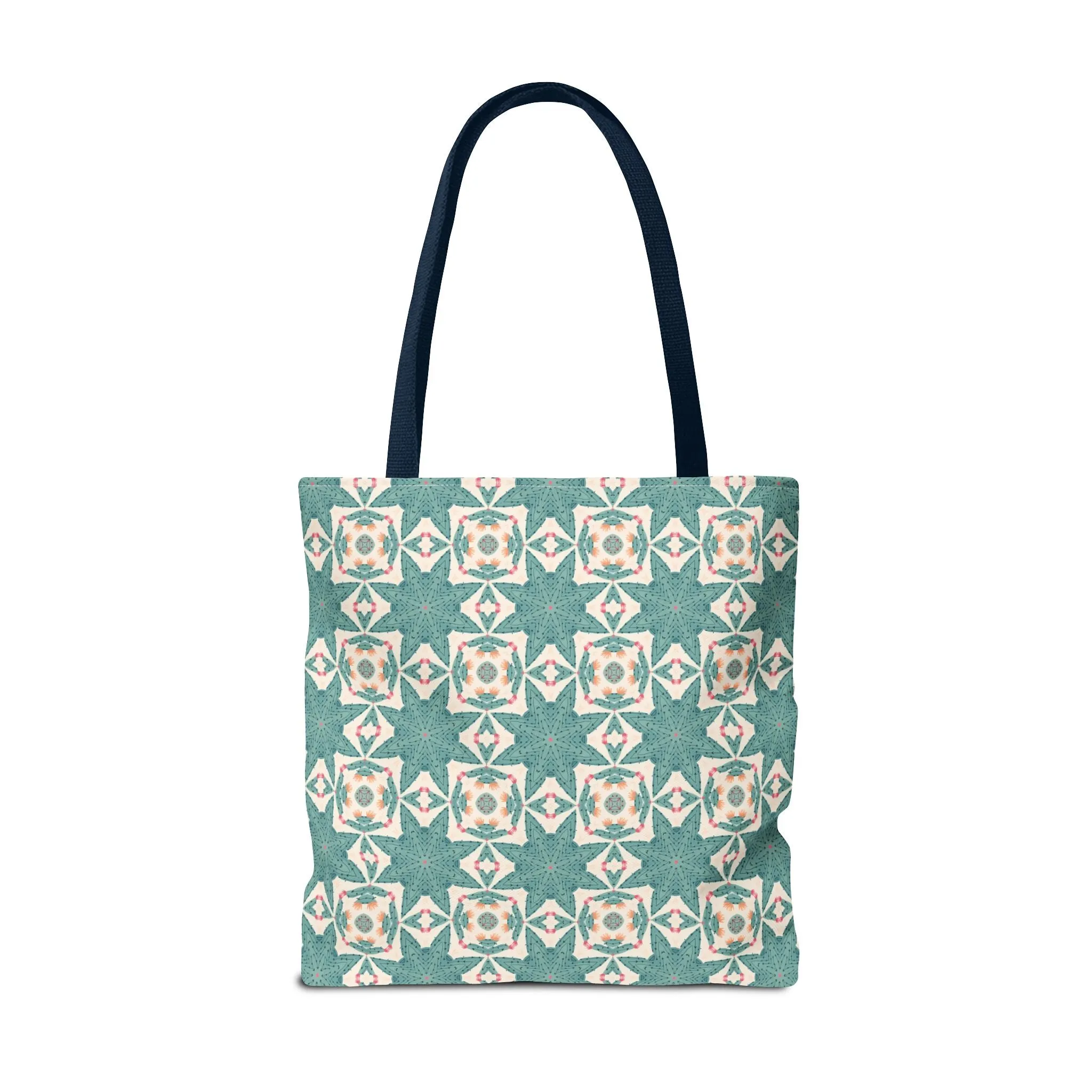 Desert Cactus Star Tile Tote Bag - Carry Southwest Charm Wherever You Go! Available in 3 sizes.