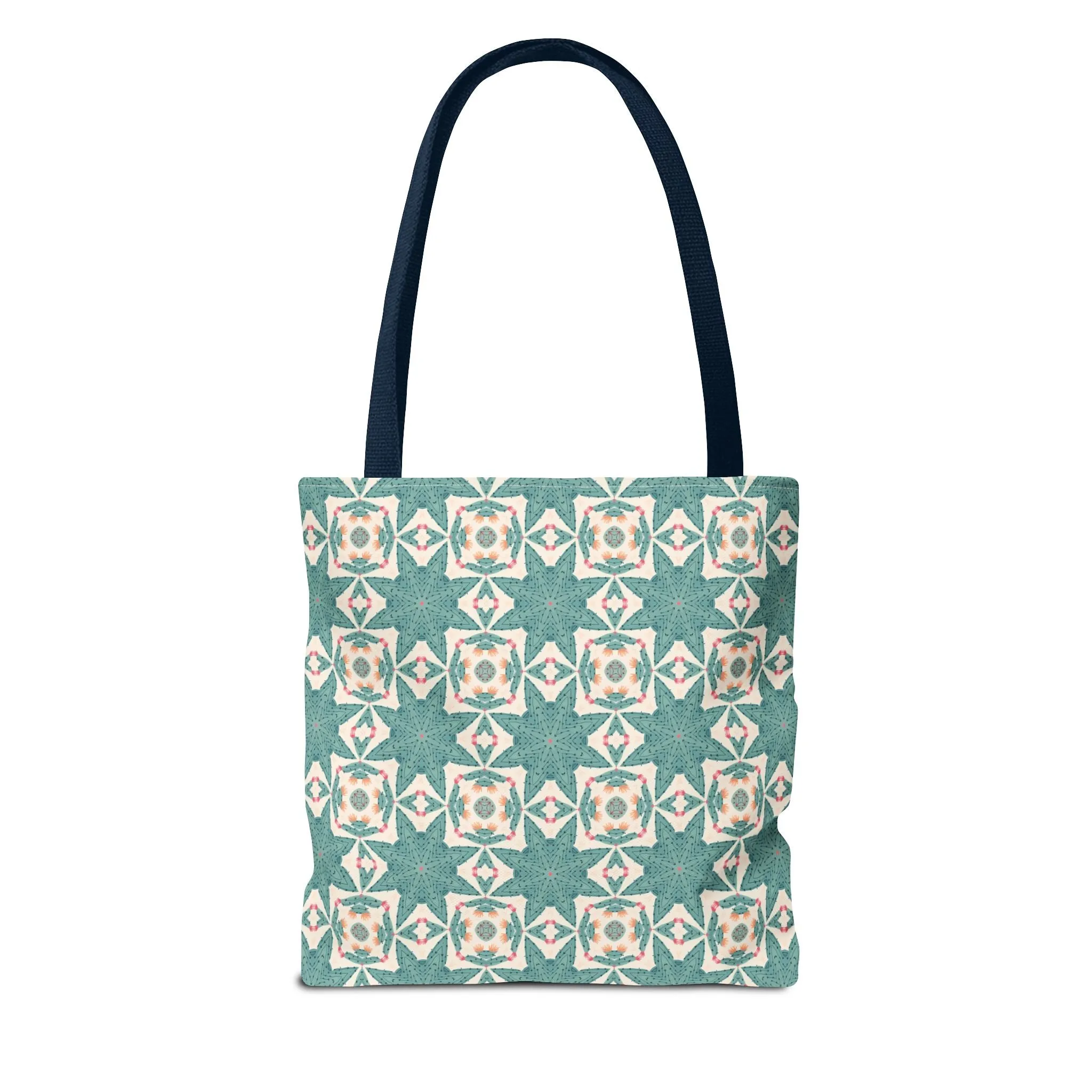 Desert Cactus Star Tile Tote Bag - Carry Southwest Charm Wherever You Go! Available in 3 sizes.