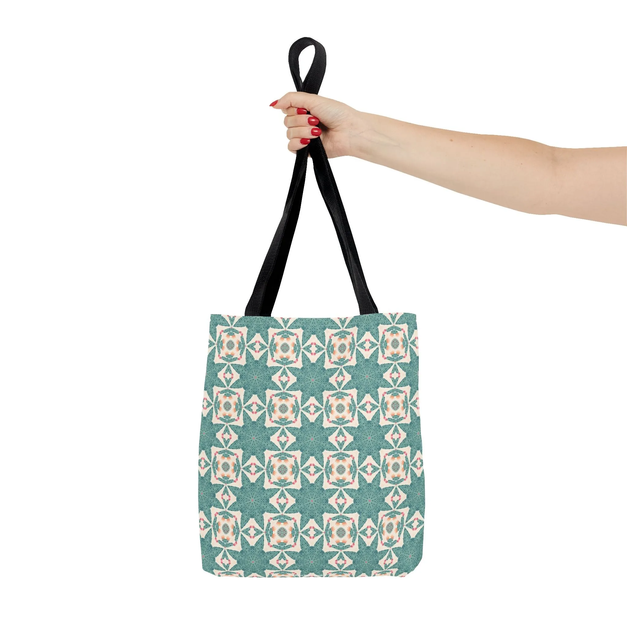 Desert Cactus Star Tile Tote Bag - Carry Southwest Charm Wherever You Go! Available in 3 sizes.