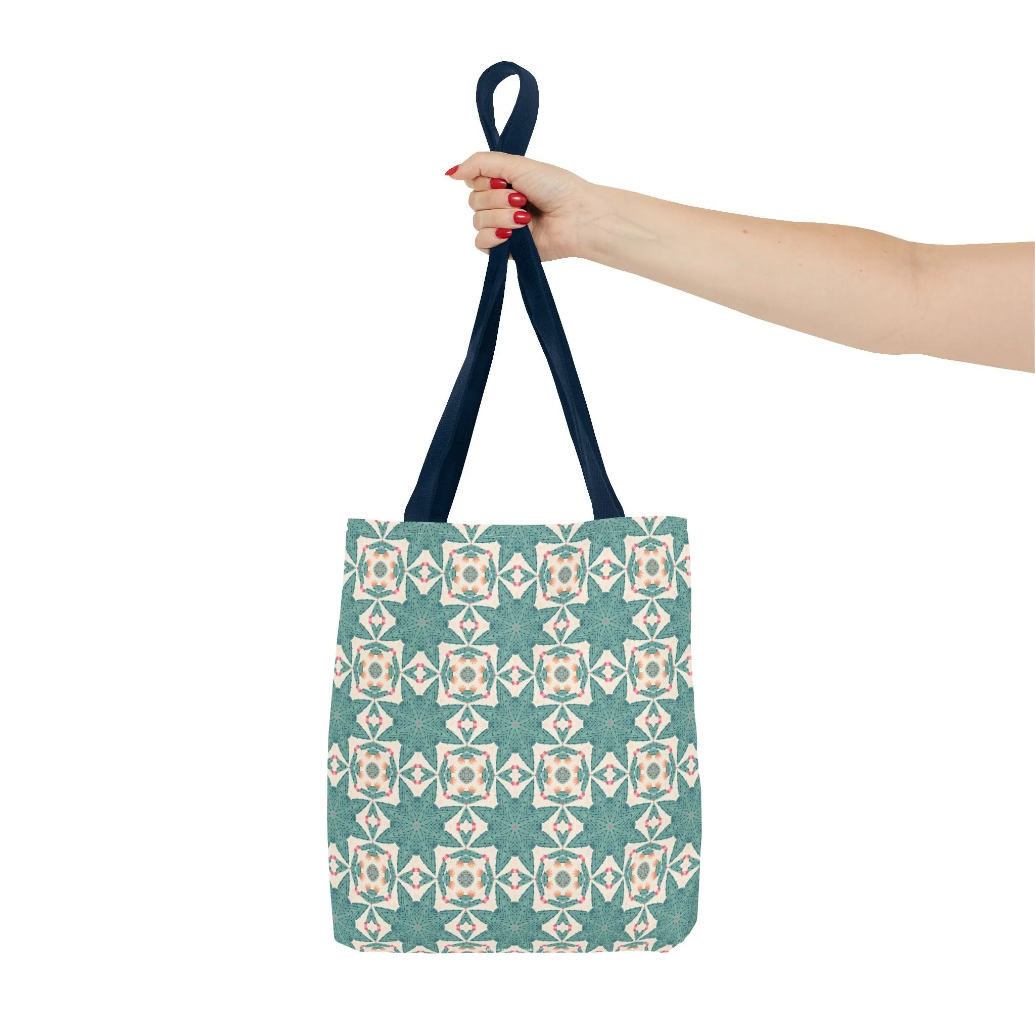 Desert Cactus Star Tile Tote Bag - Carry Southwest Charm Wherever You Go! Available in 3 sizes.