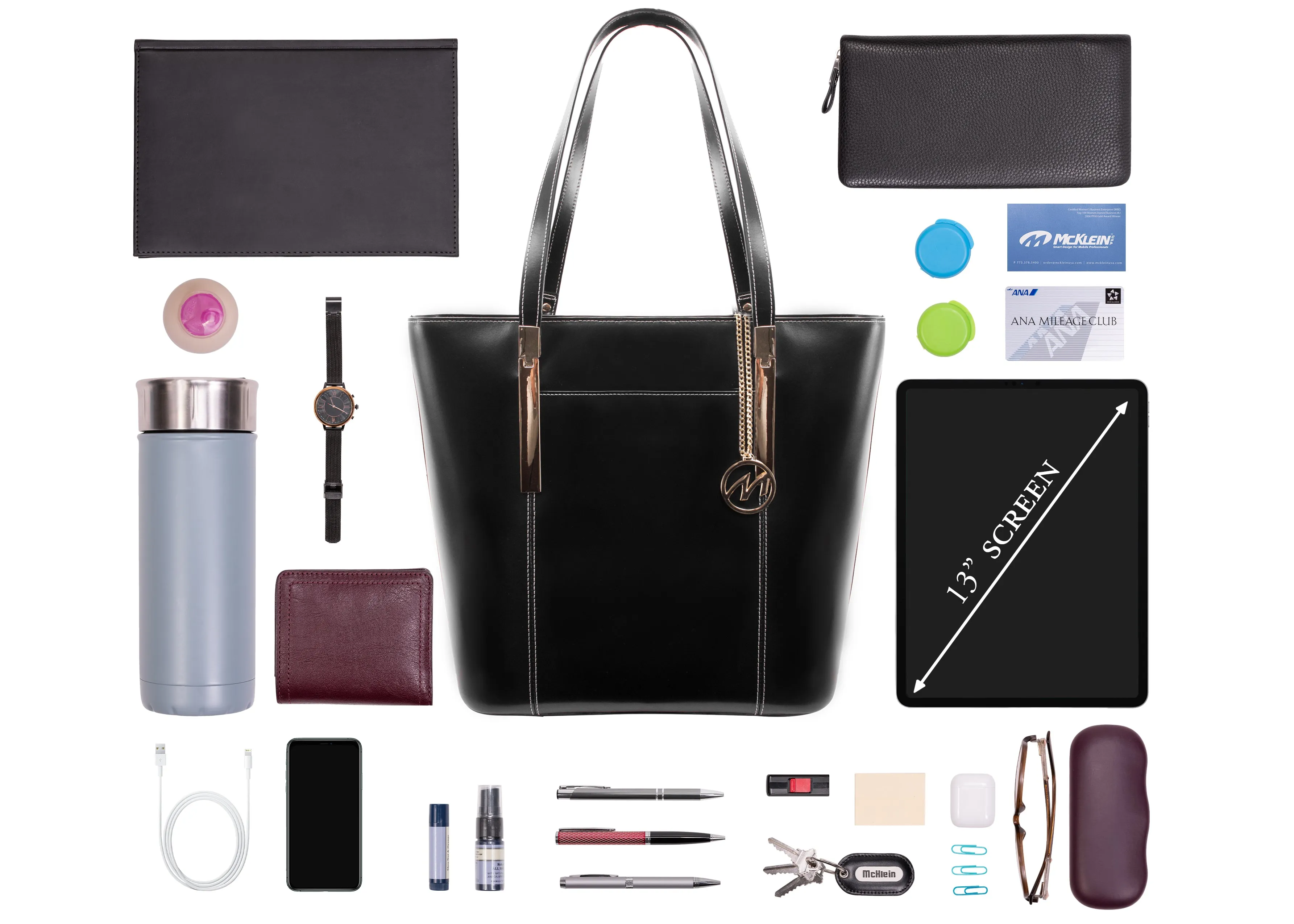 DEVA | Leather Tablet Tote