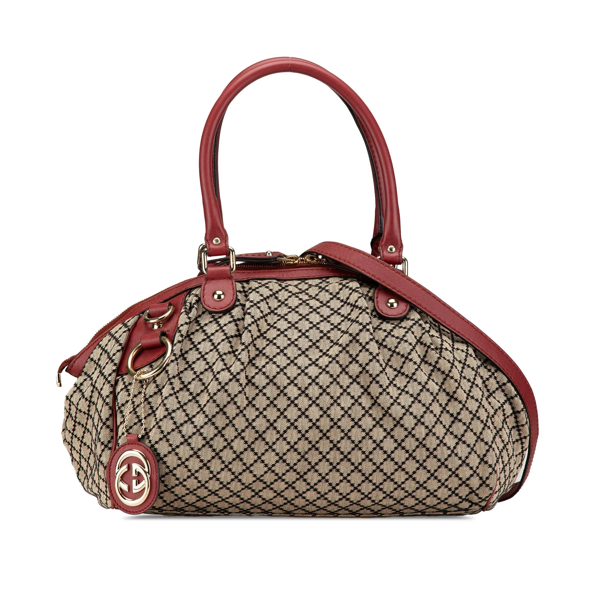 Diamante Canvas Sukey Satchel