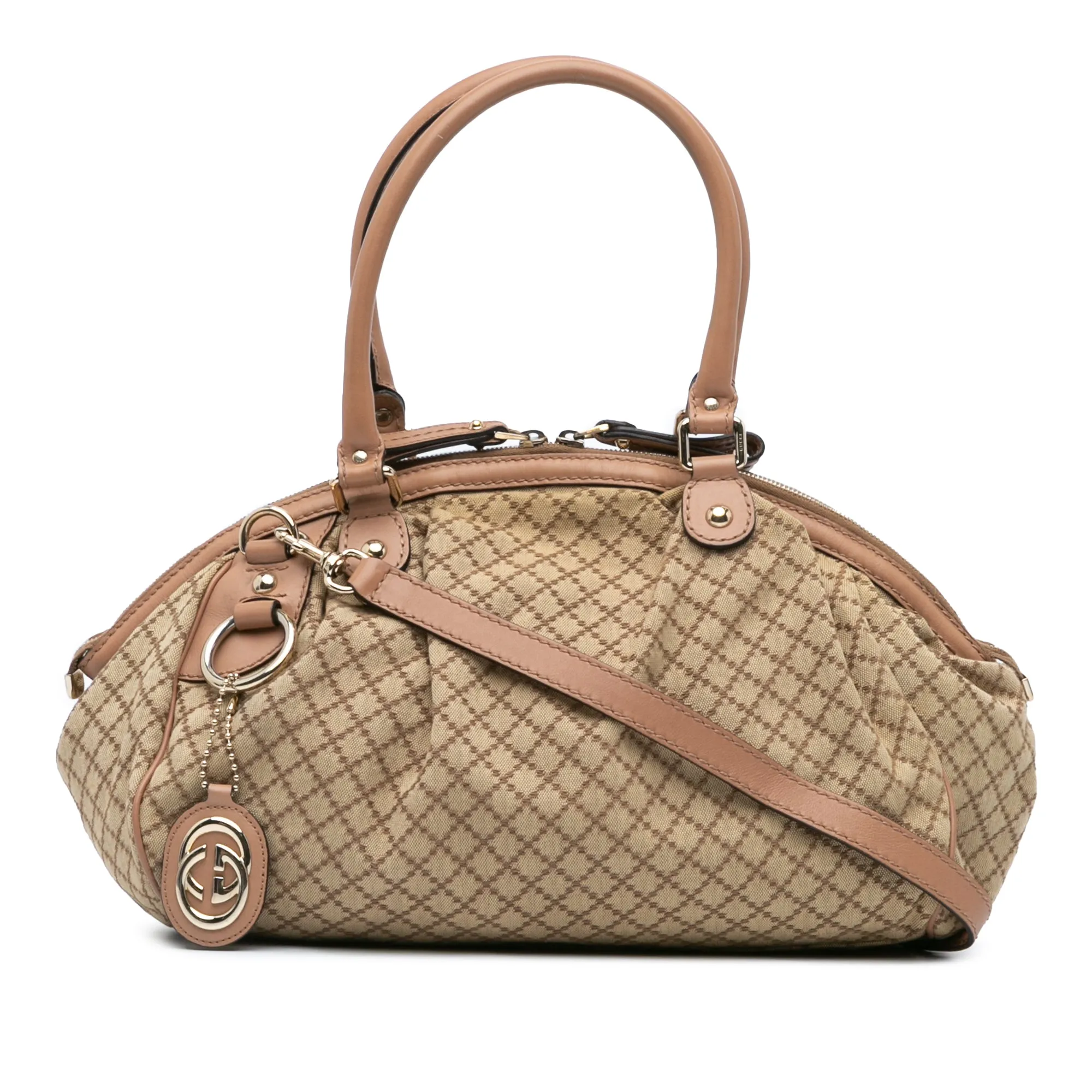 Diamante Canvas Sukey Satchel
