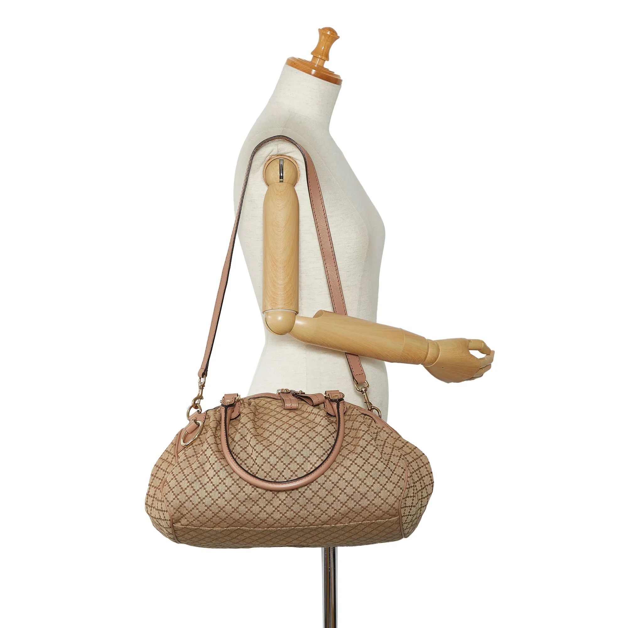 Diamante Canvas Sukey Satchel
