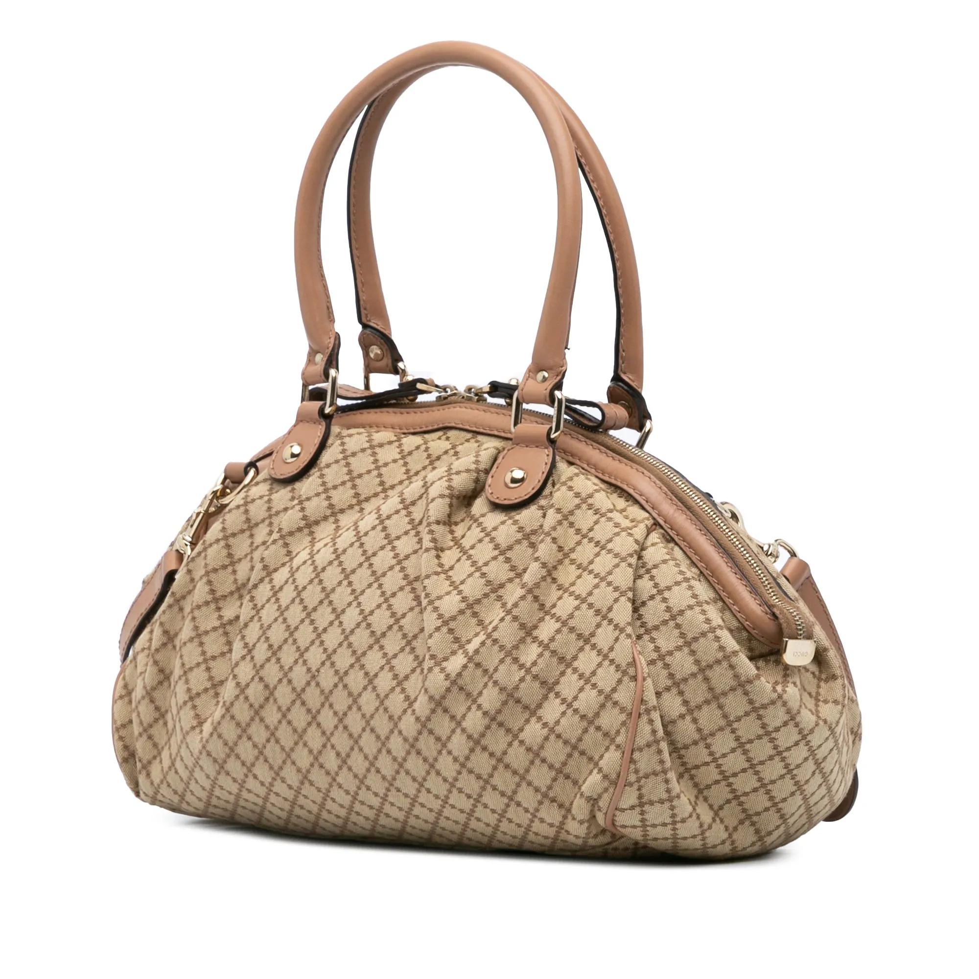 Diamante Canvas Sukey Satchel