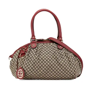 Diamante Canvas Sukey Satchel