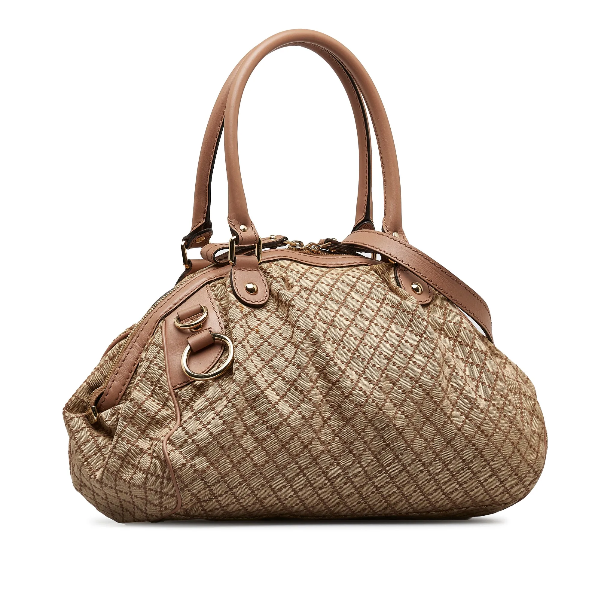 Diamante Canvas Sukey Satchel