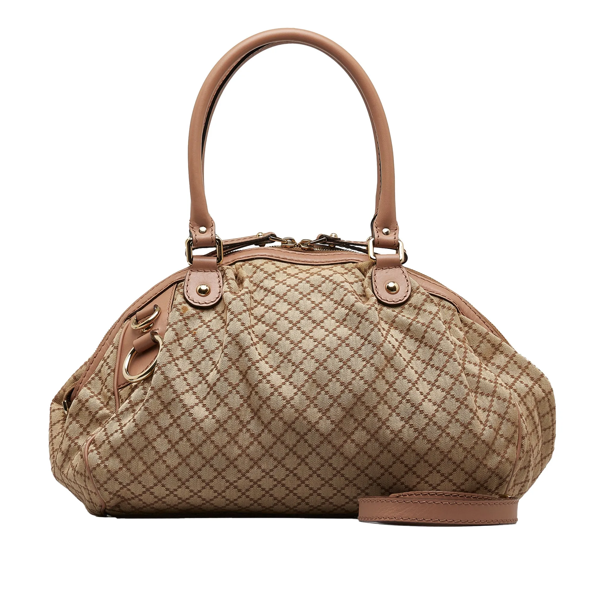 Diamante Canvas Sukey Satchel