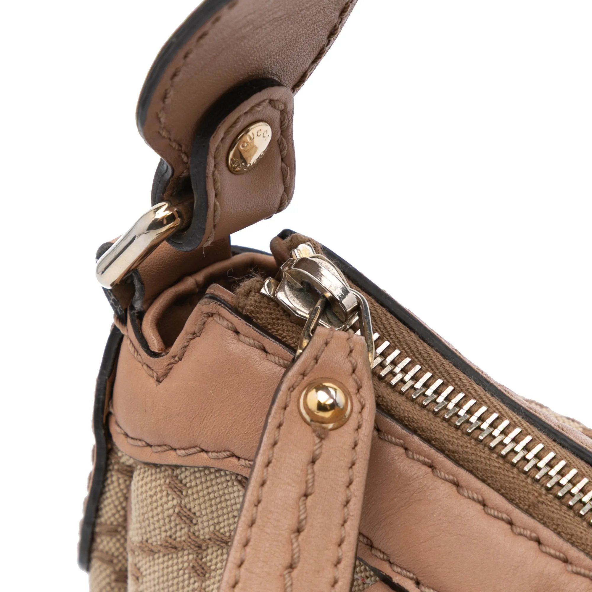 Diamante Canvas Sukey Shoulder Bag