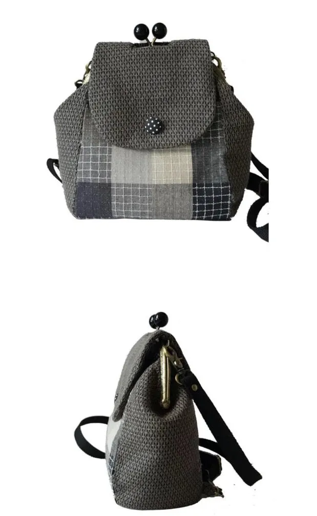 DIY Kit set Cotton Fabric Shoulder bags Backpacks