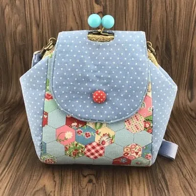 DIY Kit set Cotton Fabric Shoulder bags Backpacks