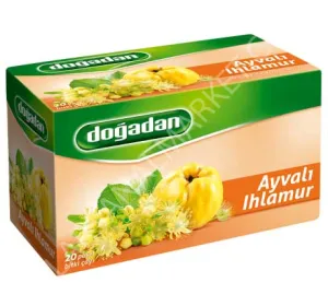 Doğadan Linden Tea  With Qunice - 20 Tea Bags