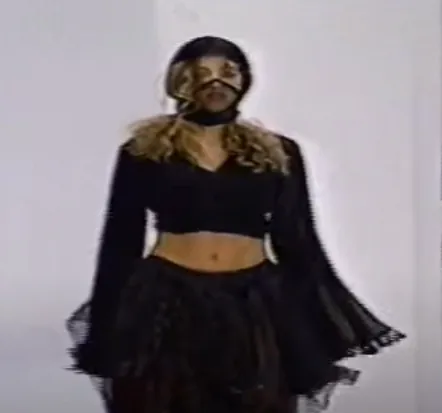 Dolce and Gabbana Bustier Top with Sheer Bell Sleeves, SS94, Size 42 IT / US 6