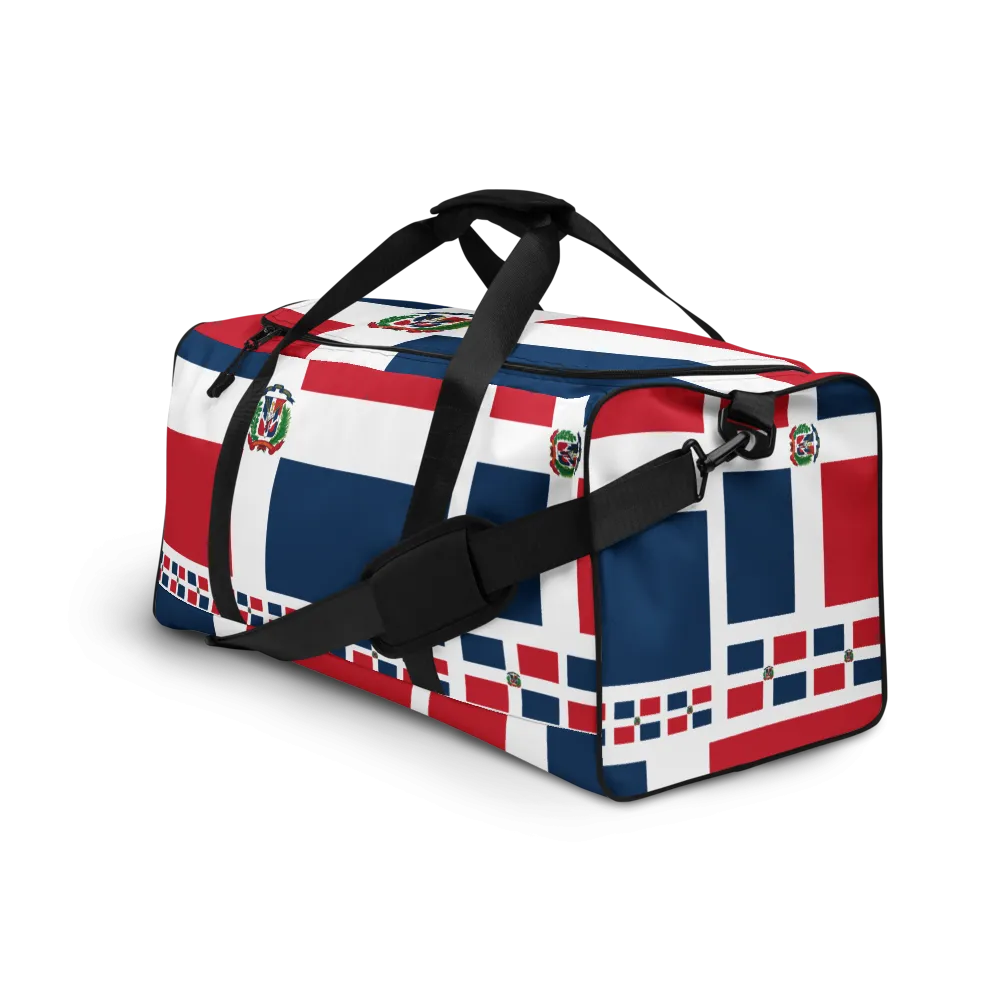 Dominican Republic Flag All-Over Collage Duffle Bag