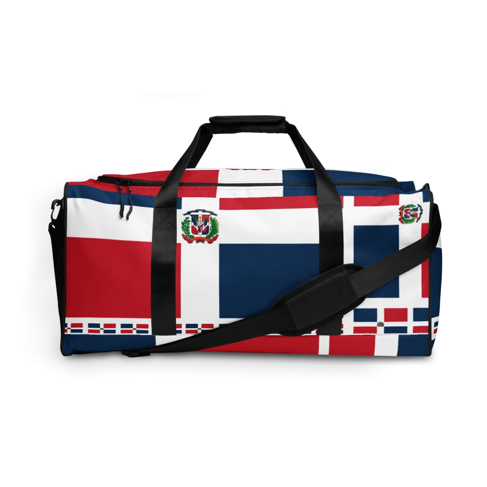 Dominican Republic Flag All-Over Collage Duffle Bag
