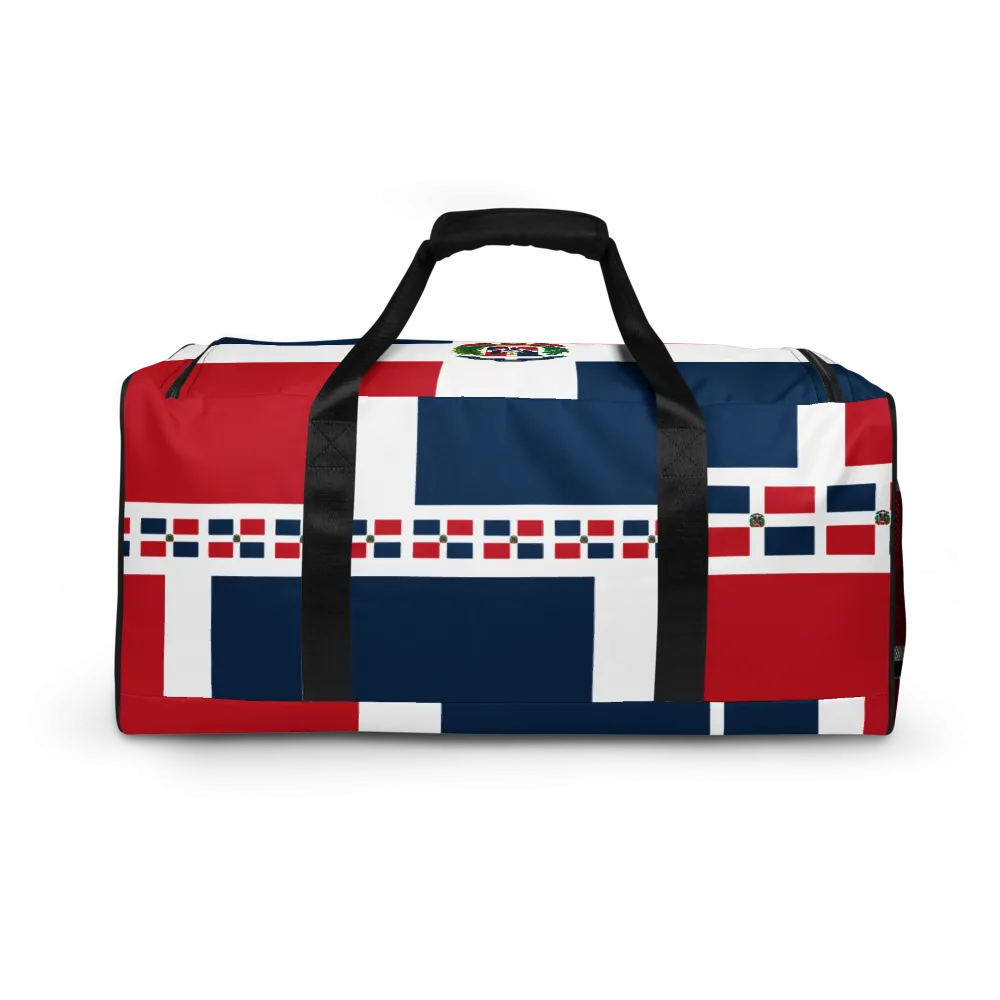 Dominican Republic Flag All-Over Collage Duffle Bag