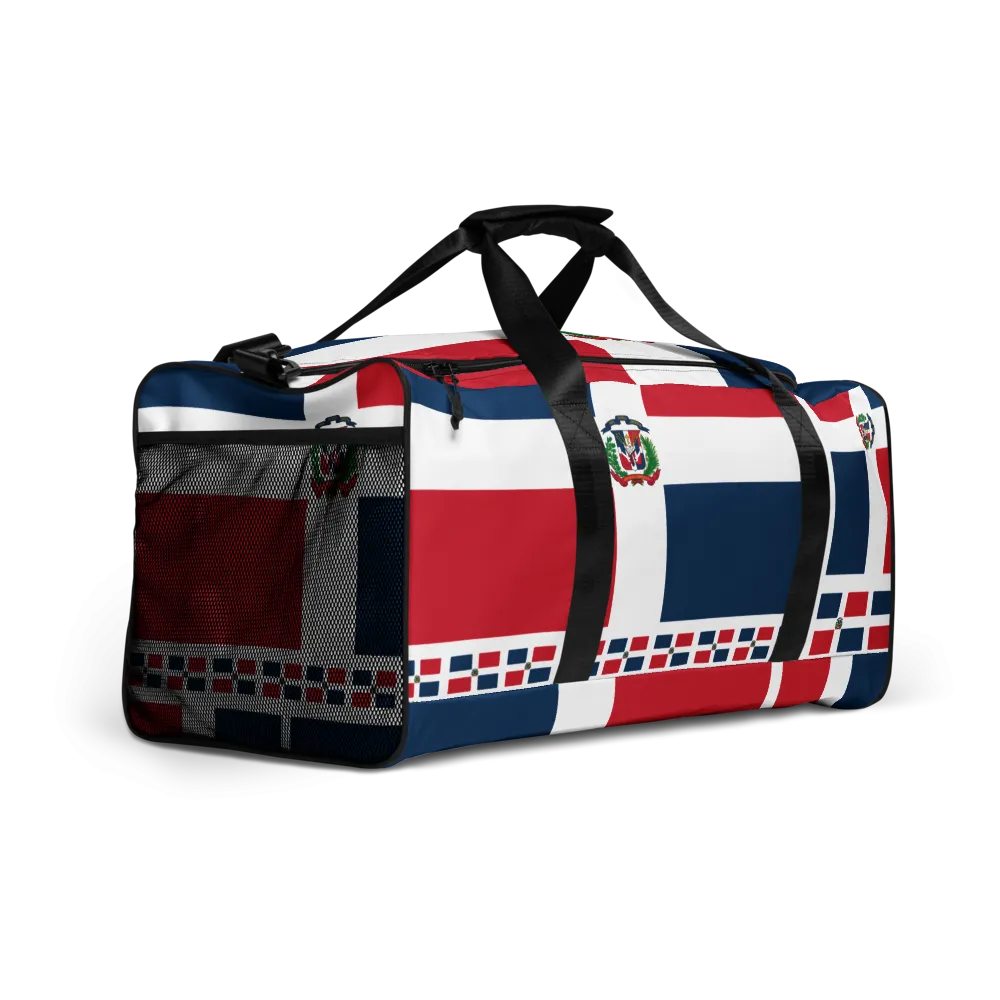 Dominican Republic Flag All-Over Collage Duffle Bag