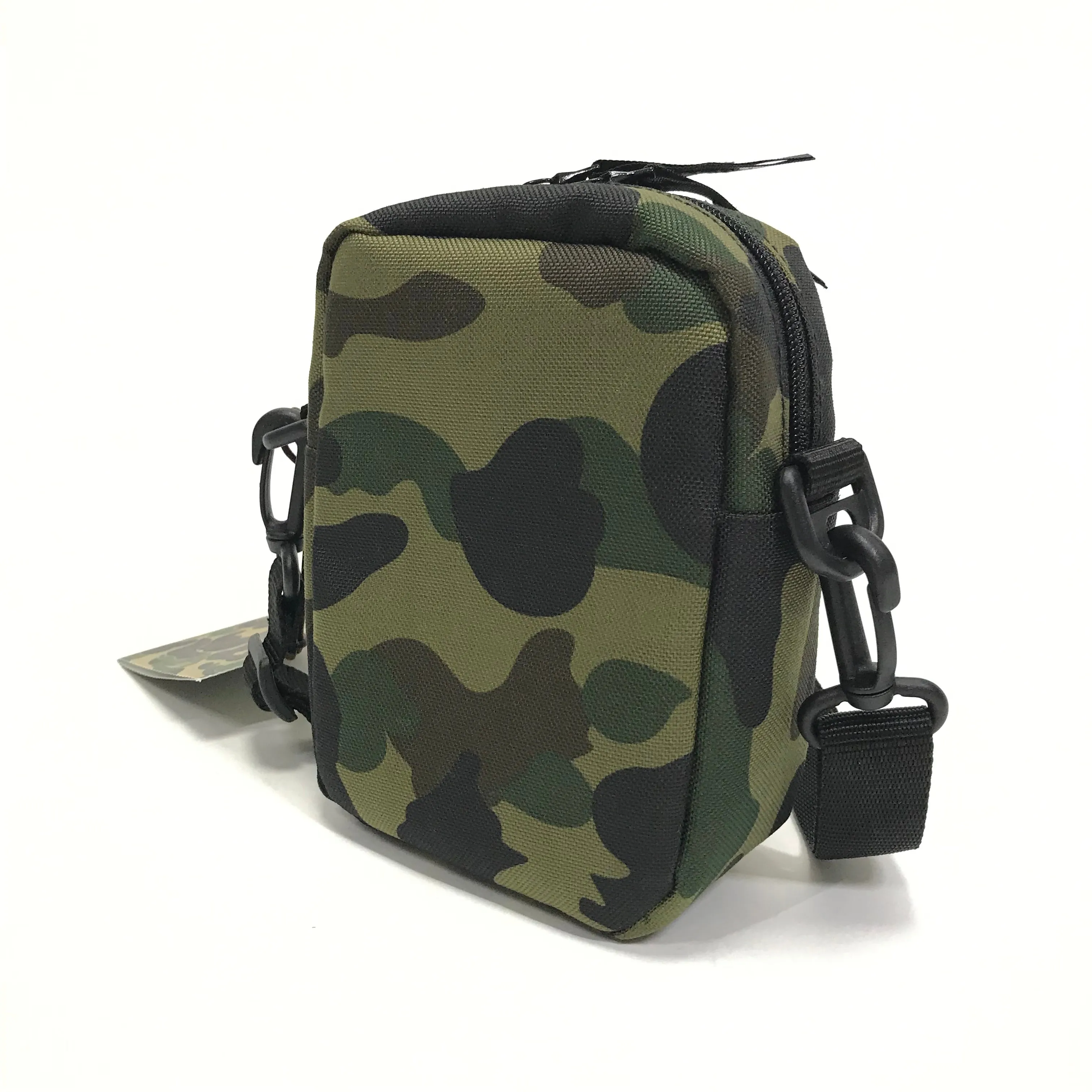 DS! A Bathing Ape Bape 1st Camo Cordura Camera Shoulder Bag Green