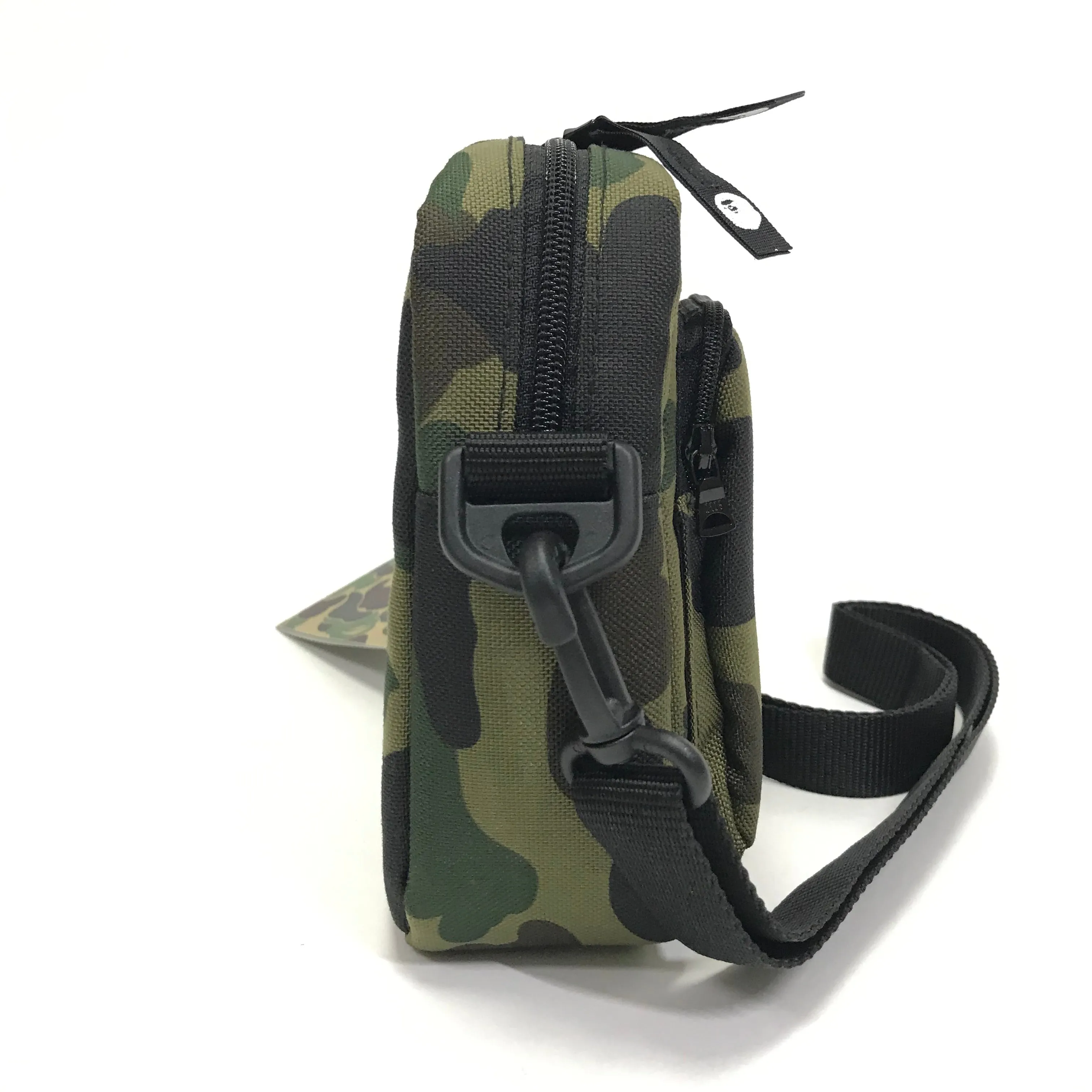 DS! A Bathing Ape Bape 1st Camo Cordura Camera Shoulder Bag Green