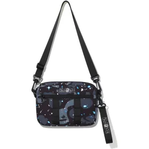DS! A Bathing Ape Bape Space Camo Shoulder Bag / Keychain Black