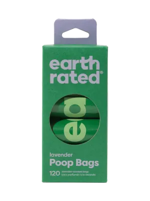 Earth Rated Lavender Scented Refill Rolls 120 Poop Bags