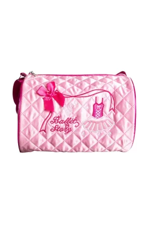 Embroidered Barrel Bag