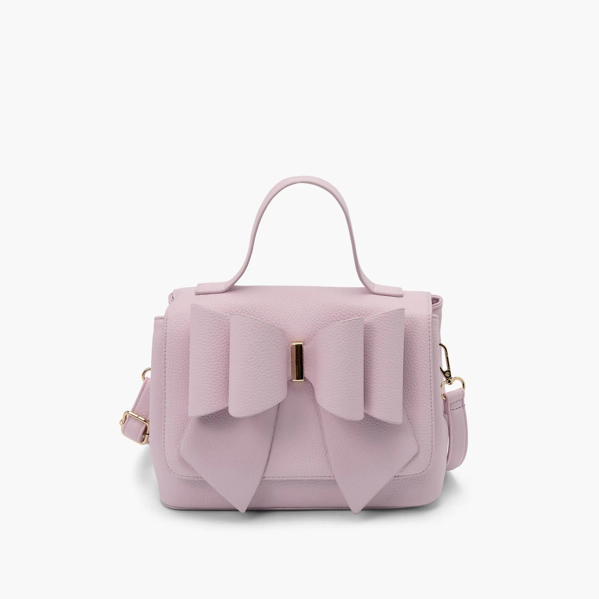 Eva Double Bow Satchel (Available in pink & white)
