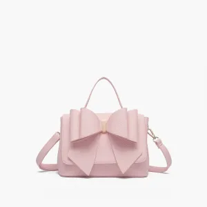 Eva Double Bow Satchel (Available in pink & white)