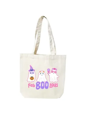 Fab-Boo-Lous Small Canvas Tote