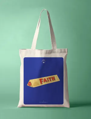 Faith Chocolate Bar {Tote Bag}
