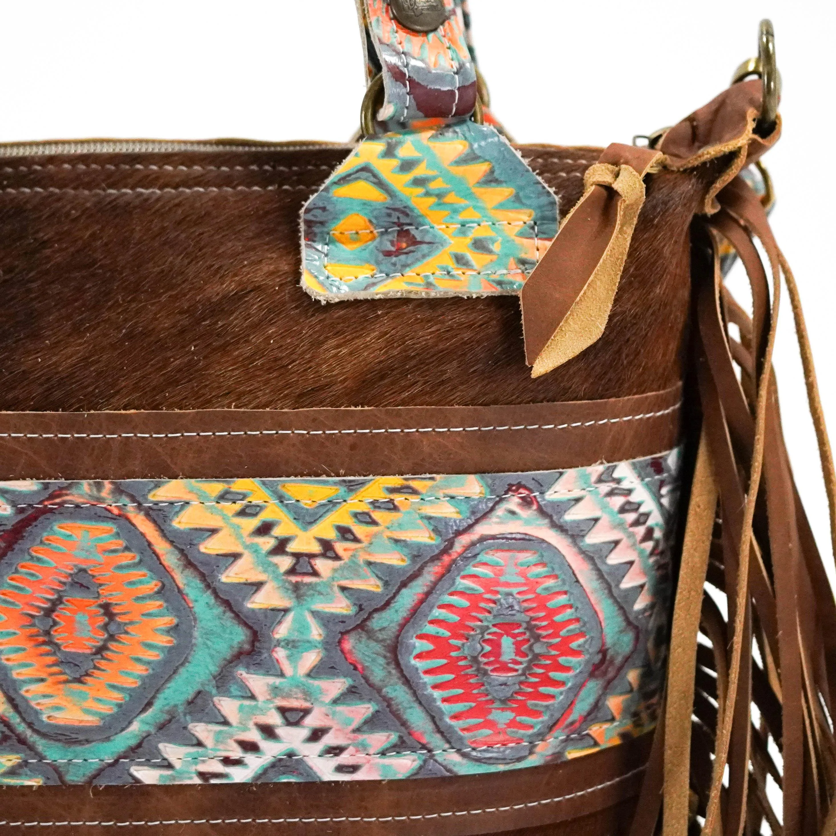 Fancy Annie - Brindle w/ Rainbow Aztec