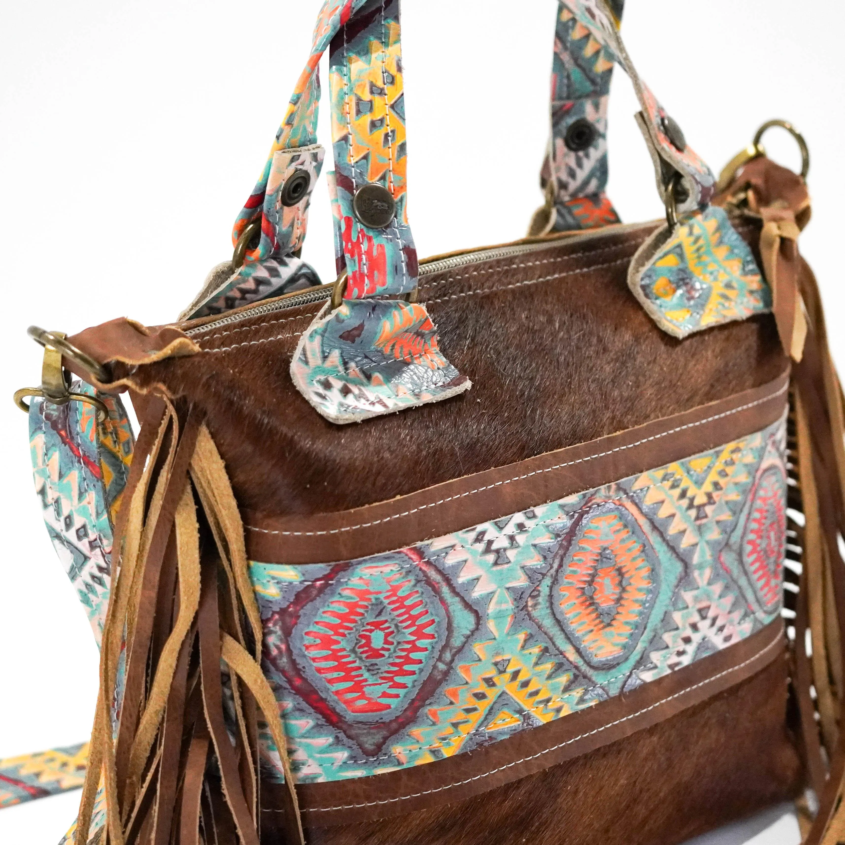Fancy Annie - Brindle w/ Rainbow Aztec