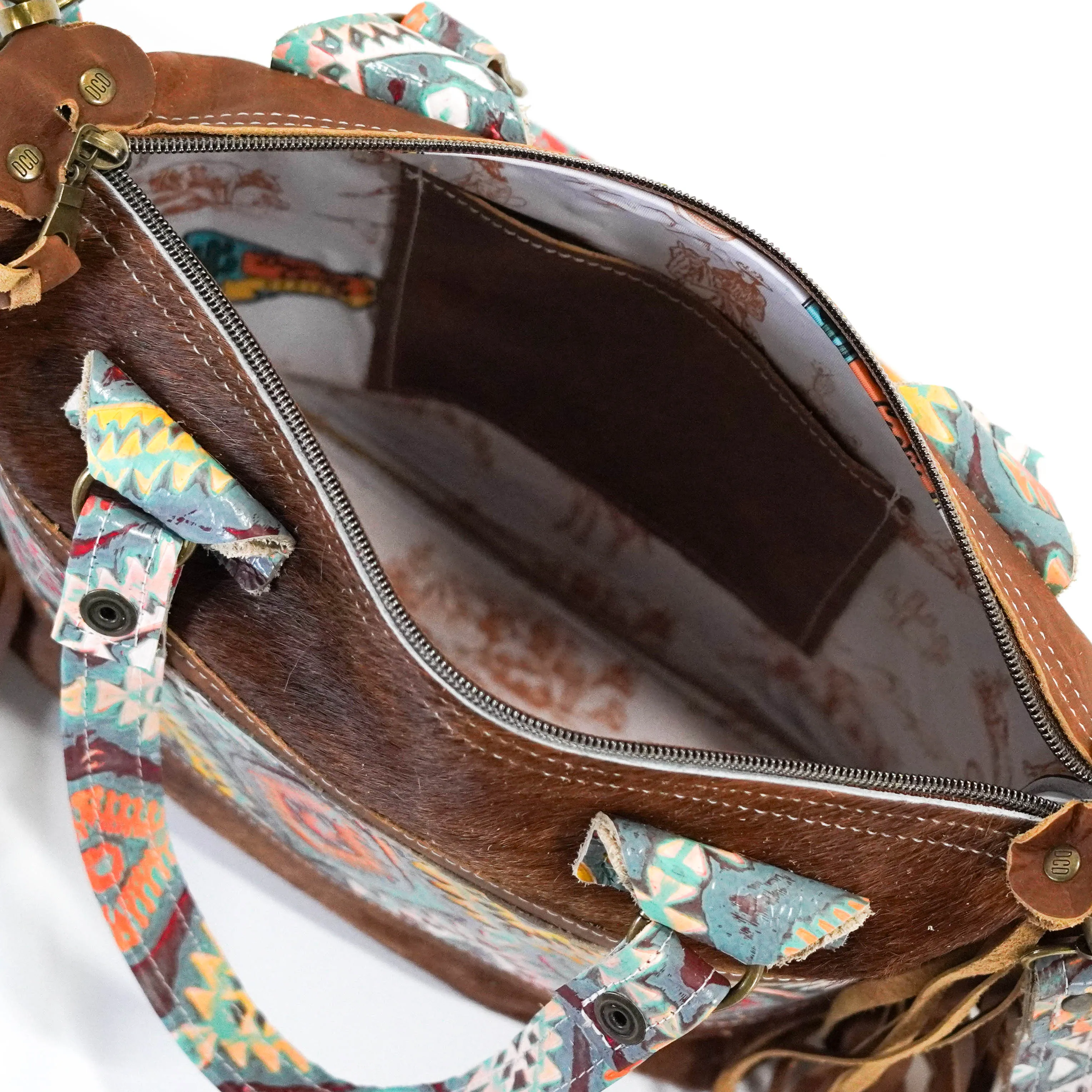 Fancy Annie - Brindle w/ Rainbow Aztec