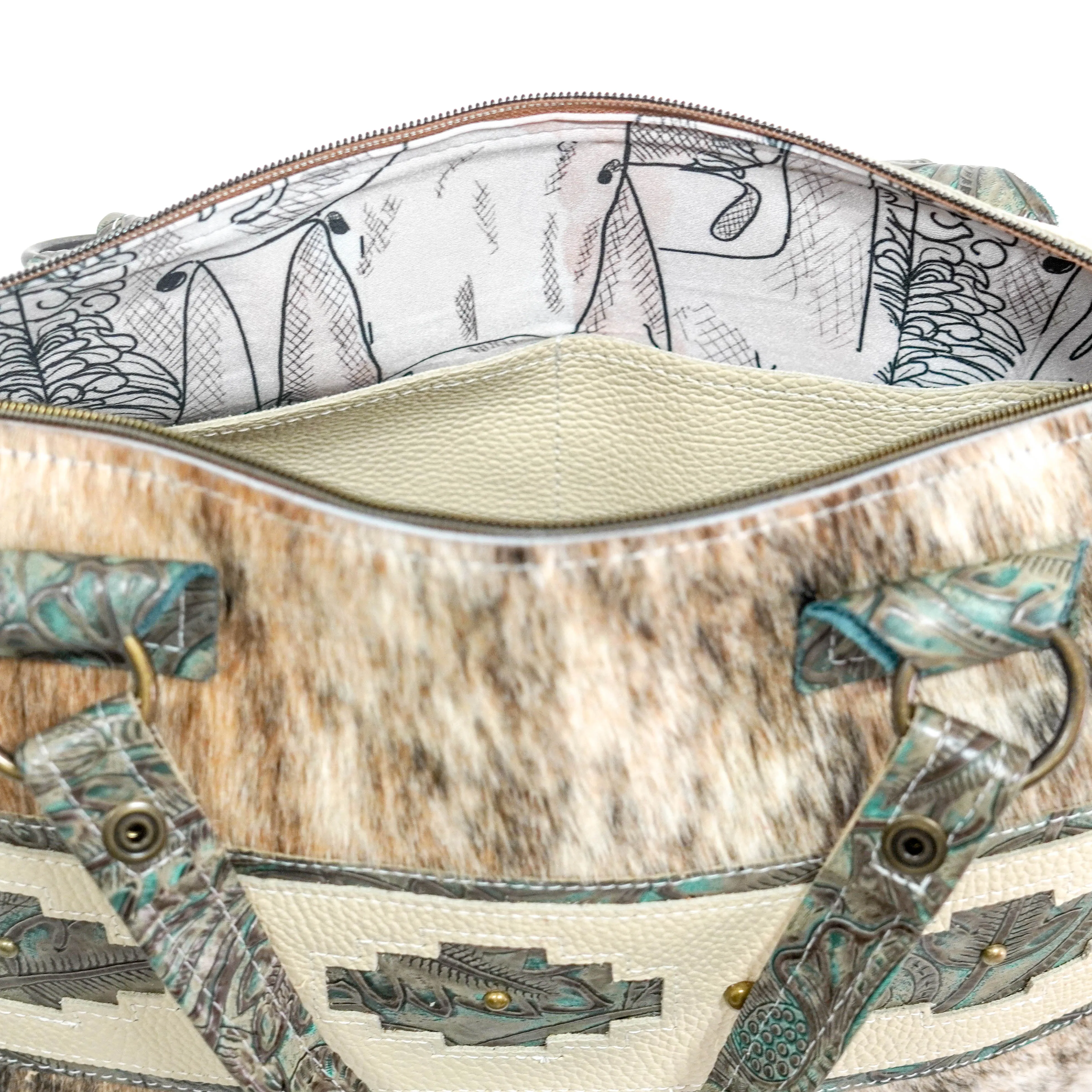 Fancy Oakley - Light Brindle w/ Turquoise Autumn