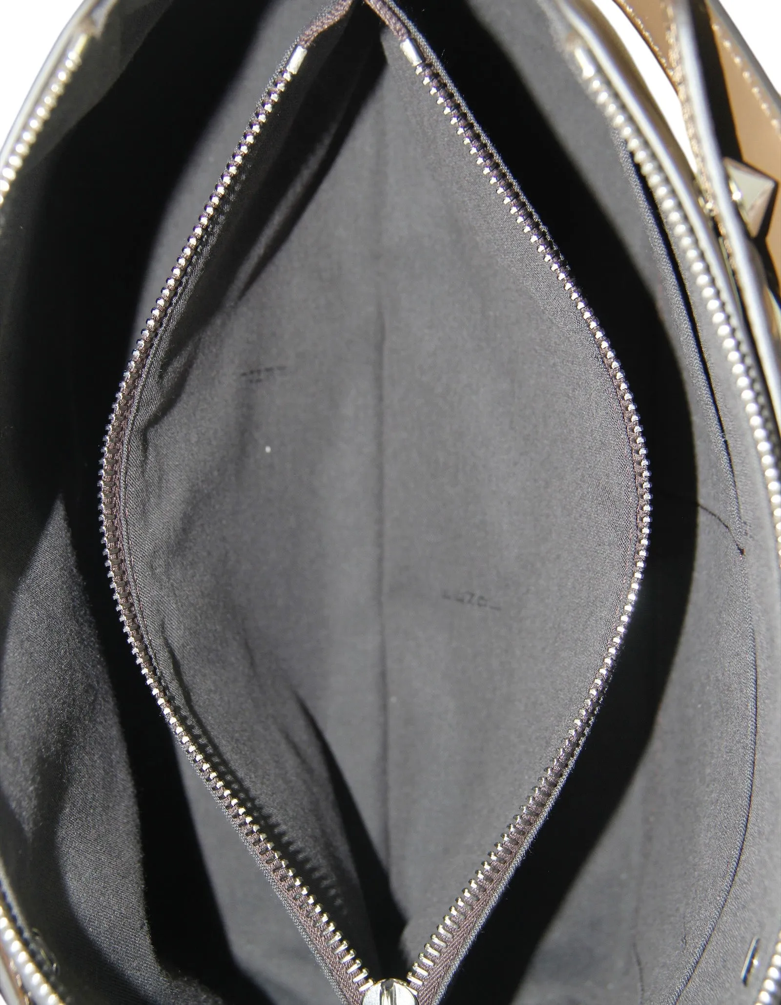 Fendi Brown Leather Monogram By The Way Medium Boston Bag