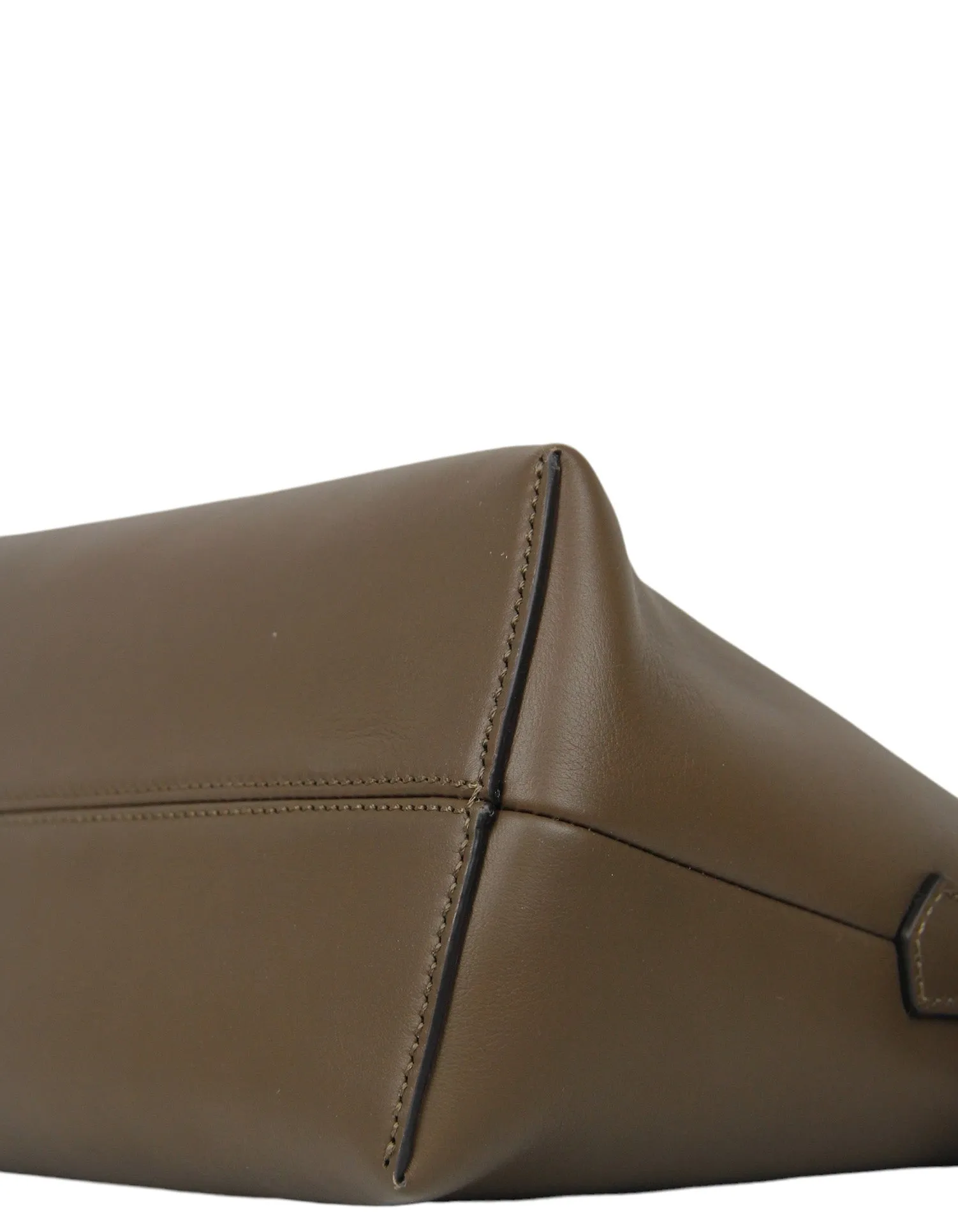 Fendi Brown Leather Monogram By The Way Medium Boston Bag