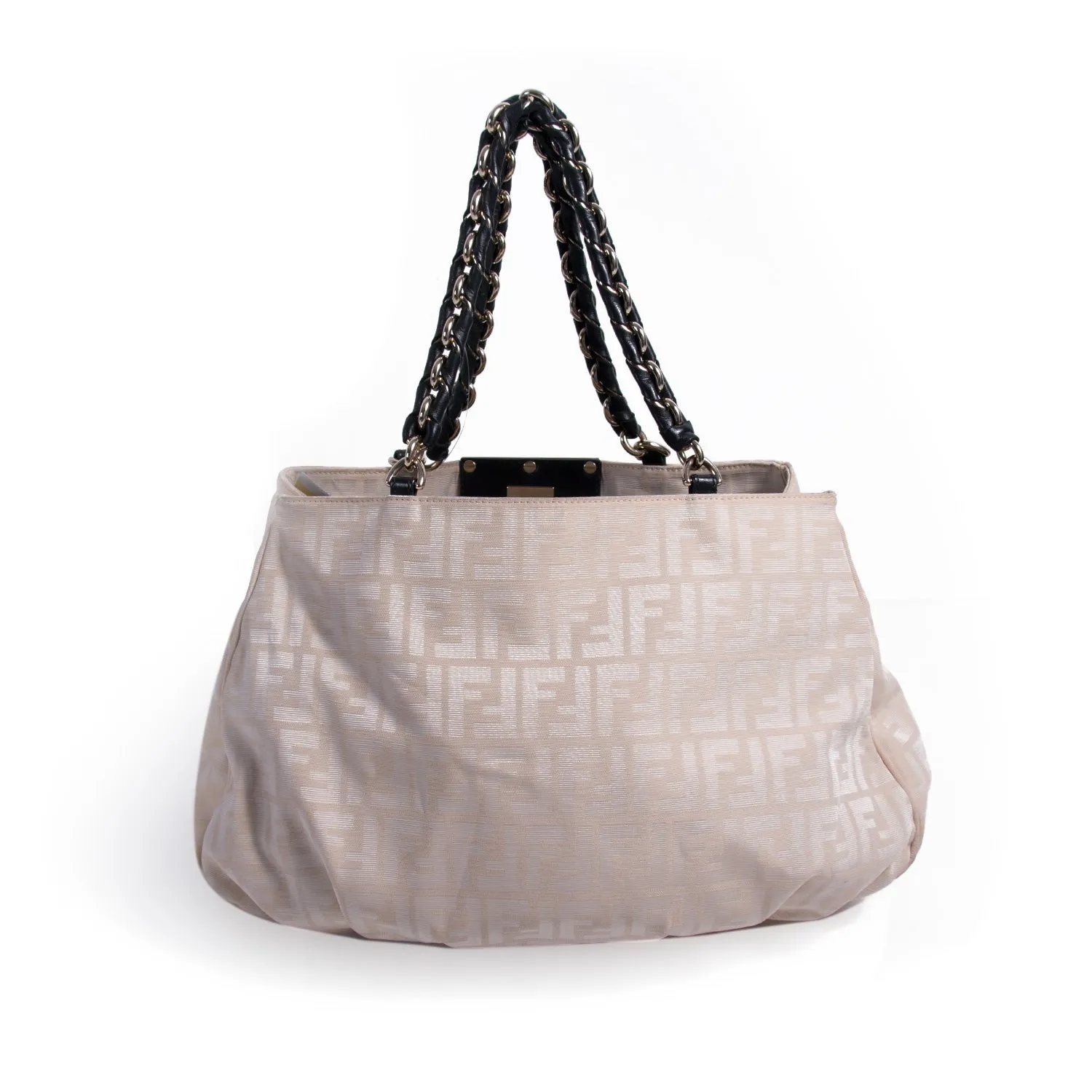 Fendi Mia Large Zucca Canvas Bag
