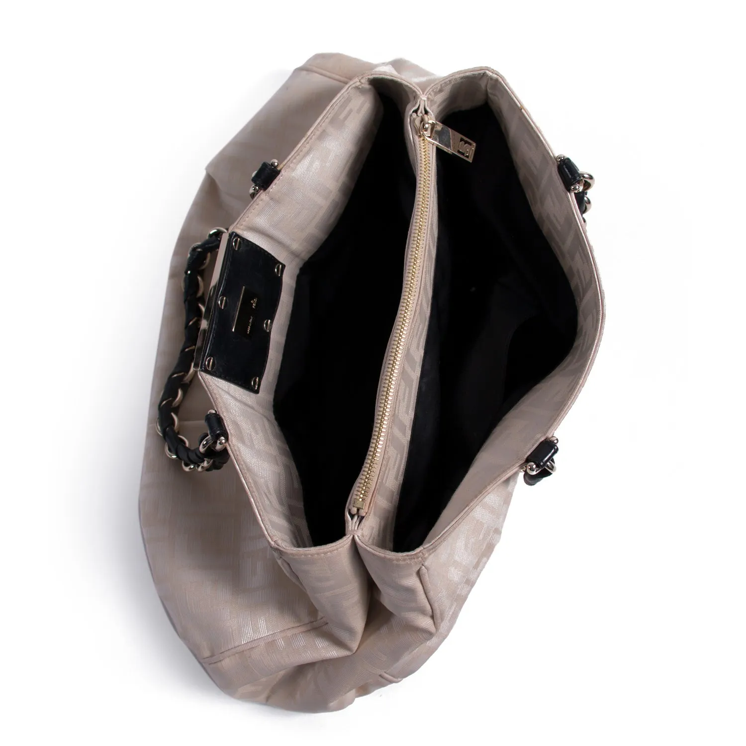 Fendi Mia Large Zucca Canvas Bag