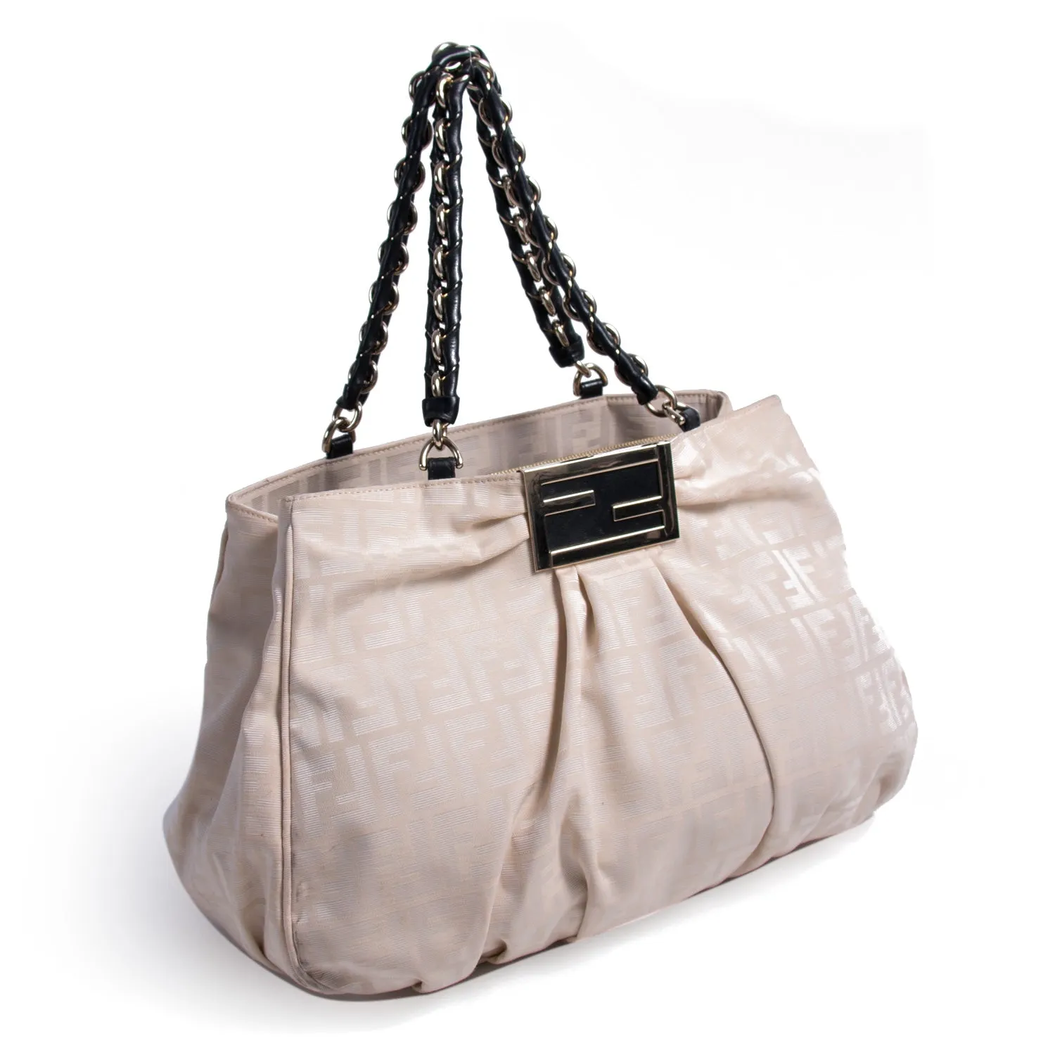Fendi Mia Large Zucca Canvas Bag