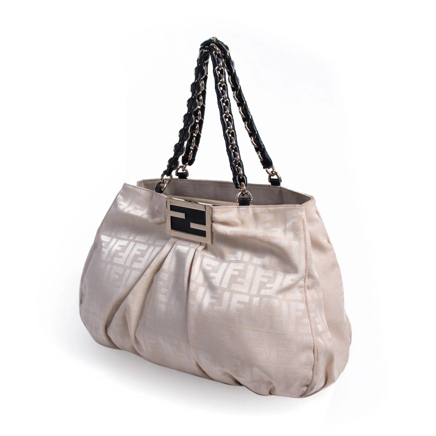 Fendi Mia Large Zucca Canvas Bag