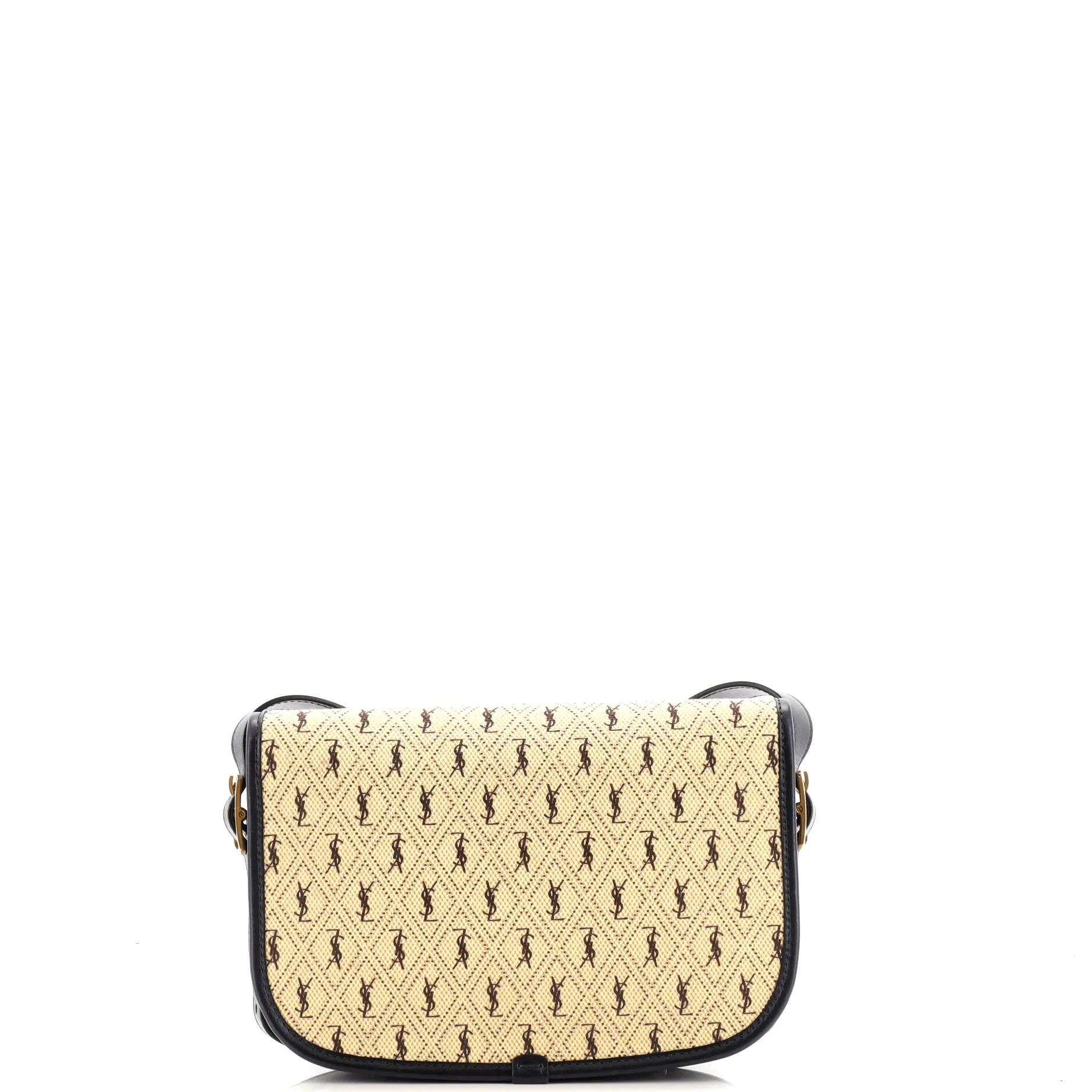 Flap Satchel Monogram All Over Canvas and Leather Medium