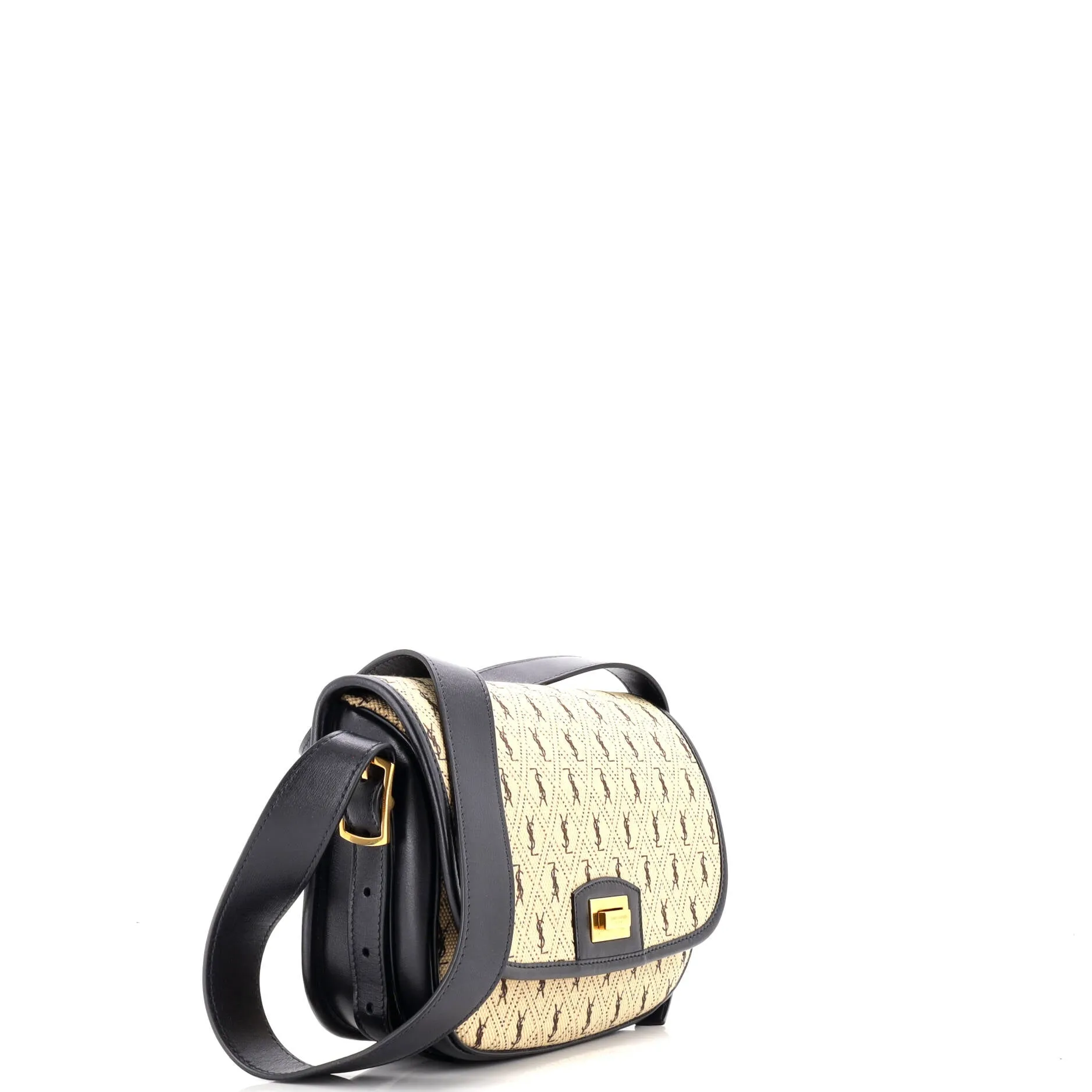Flap Satchel Monogram All Over Canvas and Leather Medium