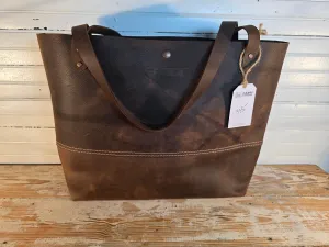 Flathead Leather Tote - Large