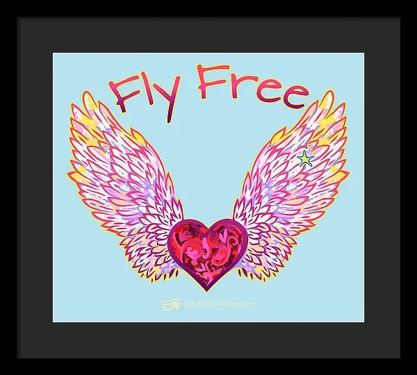 Fly Free - Framed Print