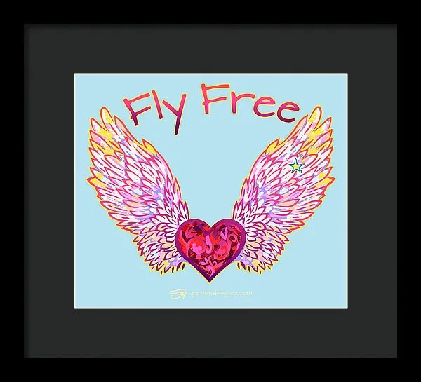Fly Free - Framed Print